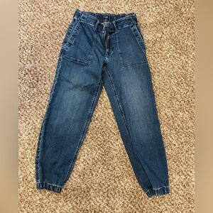 J. Crew High Rise Indigo Jogger Jeans